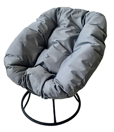 Кресло Кокон Пончик на подставке ш400*г610*в550мм с подушками