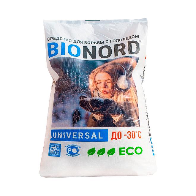 Антигололед быстр действ 23кг Bionord Universal