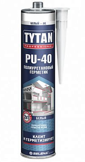 Герметик полиуретановый Титан/Tytan 40 PU сер 310мл 